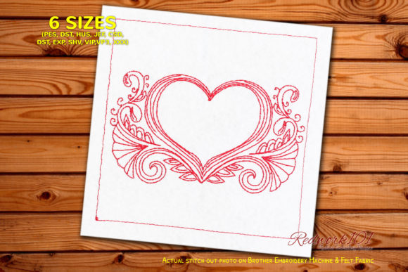 Abstract Heart Pattern Review