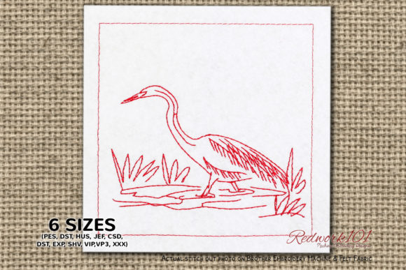 Egret Bird Embroidery Review