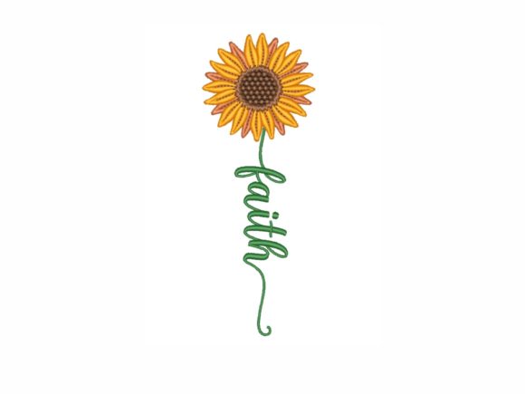 Review: Faith Sunflower Embroidery Design
