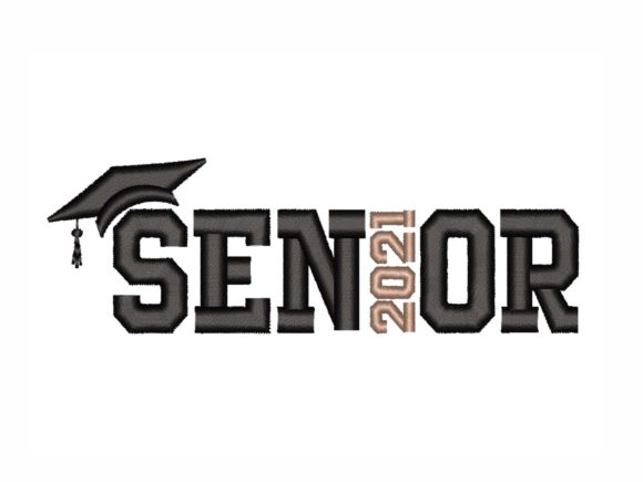 Senior 2021 Embroidery Design